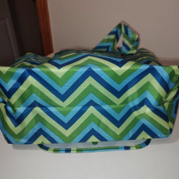 Sachi Reusable Insulated Grocery Zip Tote Pocket Foldable 15 x 16-Good condition - Picture 9 of 9